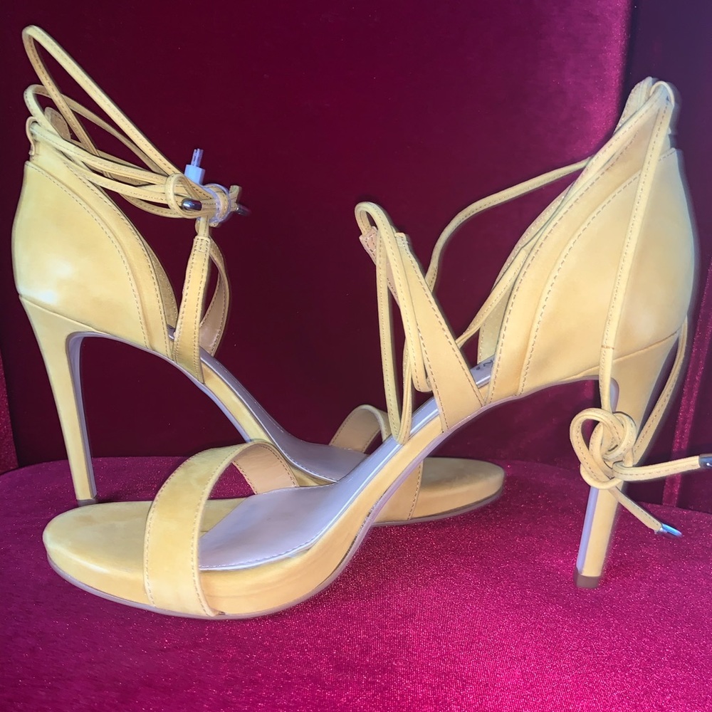 Gianni Bini DaymeySuede Ankle-Tie Dress Sandals